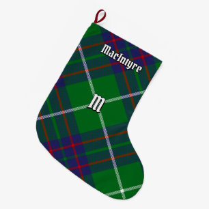 Meia De Natal Grande Clan MacIntyre Hunting Tartan Christmas Stocking
