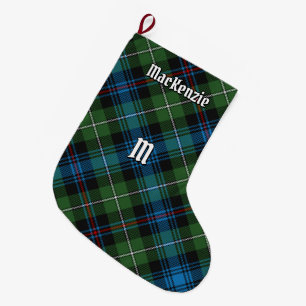 Meia De Natal Grande Clan MacKenzie Tartan — Estoque de Natal