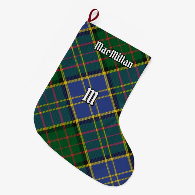 Meia De Natal Grande Clan MacMillan caçando Tartan (Frente (Pendurada))