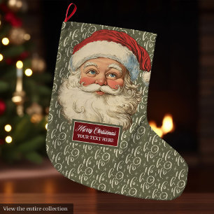 Meia De Natal Grande Clássico Natal do Papai Noel com Trapacidade
