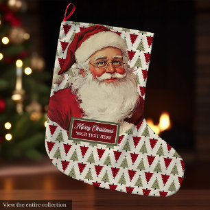Meia De Natal Grande Clássico Natal do Papai Noel com Trapacidade