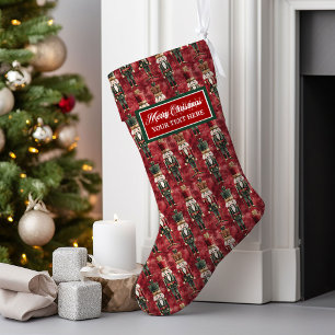 Meia De Natal Grande Clássico Personalizado Carga de Natal Personalizad