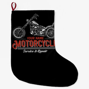 Meia De Natal Grande Compro Personalizado de Reparo de Biker de Serviç