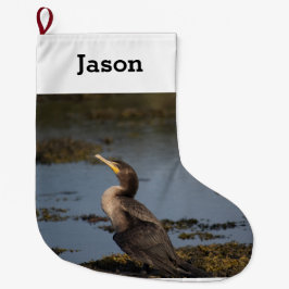 Meia De Natal Grande Corvo-marinho