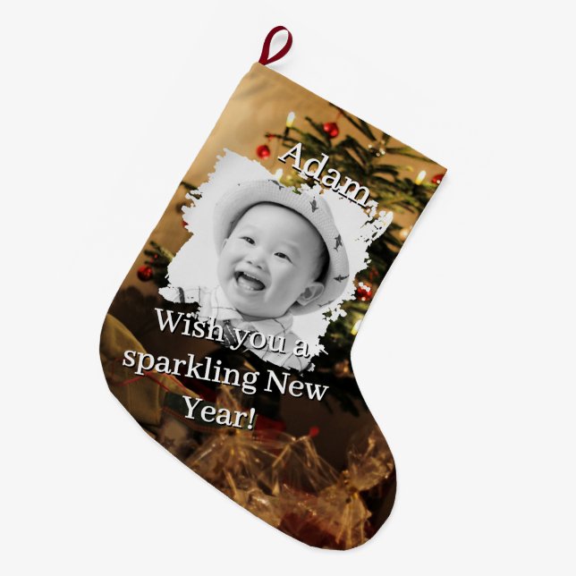 MEIA DE NATAL GRANDE CS01  (Frente (Pendurada))