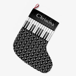 Meia De Natal Grande Design de teclado musical - grande estoque de Nata