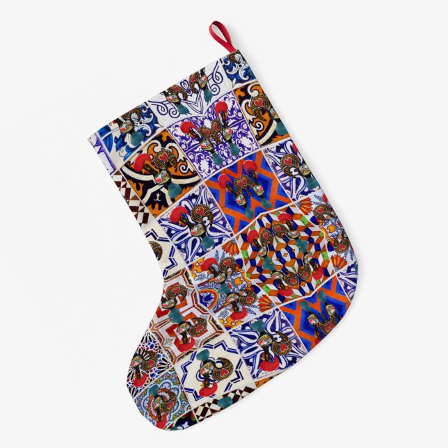 Meia De Natal Grande Designs portuguesas (Verso (Pendurada))