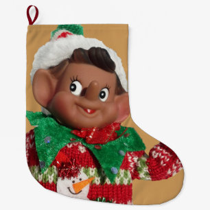 Meia De Natal Grande Elf
