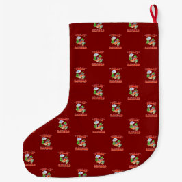 Meia De Natal Grande Engraçado Feliz Navidad, Feliz Natal Feliz Chili