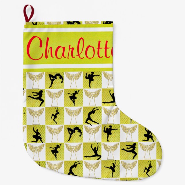 MEIA DE NATAL GRANDE ESTOCUPAÇÃO PERSONALIZADA DE NATAL PERIGOSO DE PER (Frente)