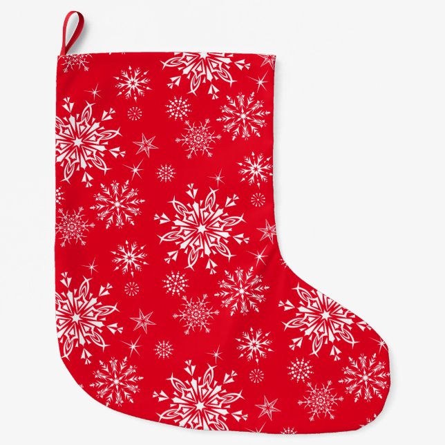 Meia De Natal Grande Estoque de Natal (Frente)