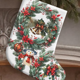 Meia De Natal Grande Estoque de Natal