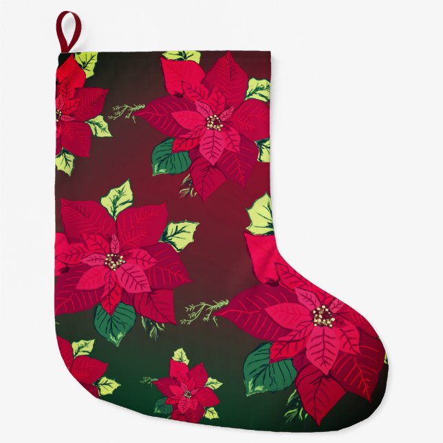 Meia De Natal Grande Estoque de Natal (Frente)