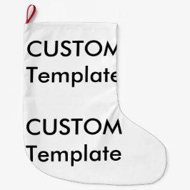 Meia De Natal Grande Estoque de Natal Personalizado - Impressão de Dupl