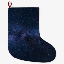 Meia De Natal Grande Estrelas na Via Látea