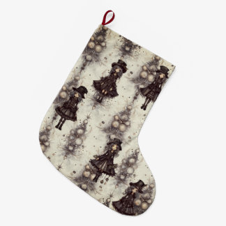 Meia De Natal Grande Fada de Natal do Alternativo Gótico Vapor Punk