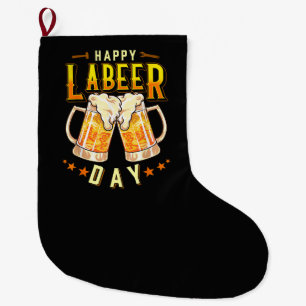 Meia De Natal Grande Feliz Dia do Labeer Funny Dia do Trabalho