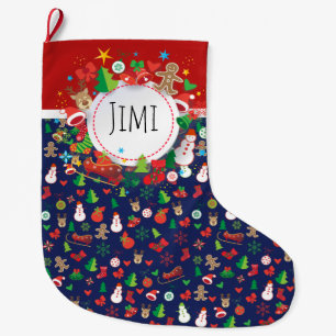 Meia De Natal Grande Feliz Natal e Feliz ano novo! XMAS 2025