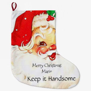 Meia De Natal Grande Feliz Natal Papais noeis de estoque Mantenham-no b