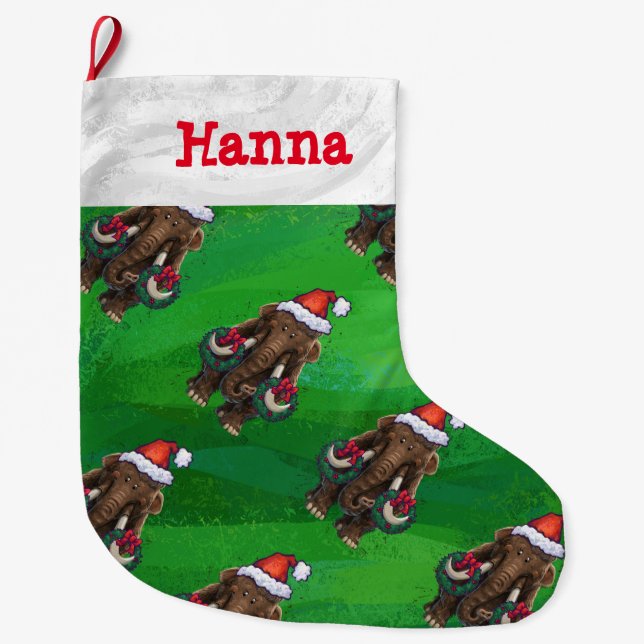 Meia De Natal Grande Feriado Fresco Fresco Bastodon - Grande Estoque de (Frente)