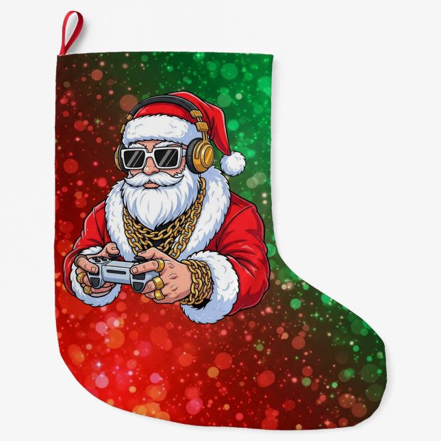 Meia De Natal Grande Férias (Frente)