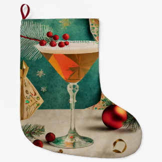 Meia De Natal Grande Festa de Natal de Cocktail da Metade do Século Hap