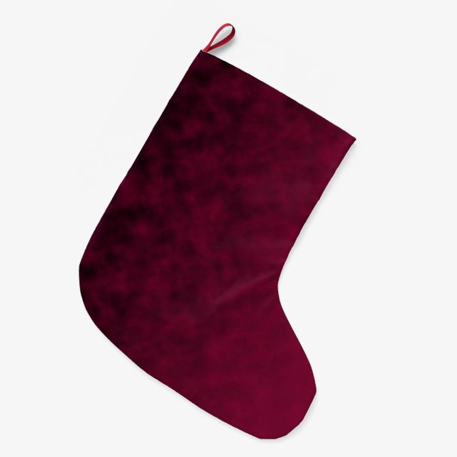 Meia De Natal Grande Flor Esmagada (Frente (Pendurada))