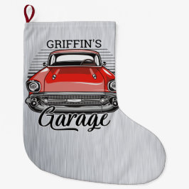 Meia De Natal Grande Garagem de Automóveis Clássicos Retroativos do NOM