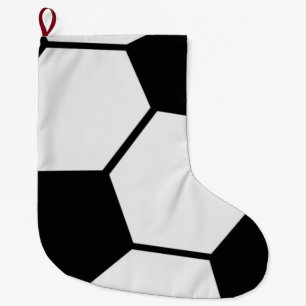 Meia De Natal Grande Gráfico de Bola de Futebol Clássico Fã de Esportes