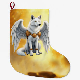 Meia De Natal Grande Guardião da Aurora – O Lobo de Asa Branca.