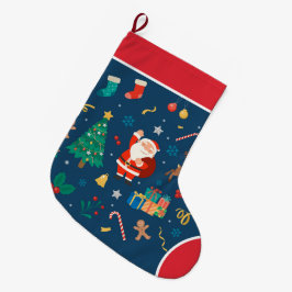Meia De Natal Grande Ha Ha Feliz Natal Grande Banque de Natal