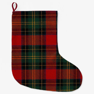 Meia De Natal Grande Heritage Tartan Plaid
