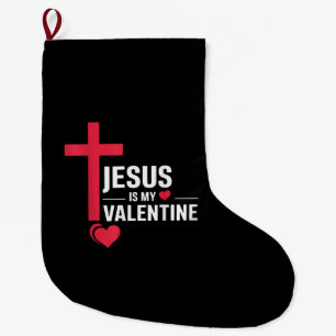 Meia De Natal Grande Jesus É o Meu Namorado