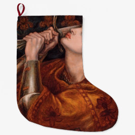 Meia De Natal Grande Joan of Arc (Retrait) (por Dante Gabriel Rossetti)