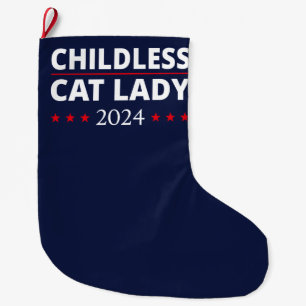 Meia De Natal Grande Kamala Harris - Mulher Gato Infantil 2024 III