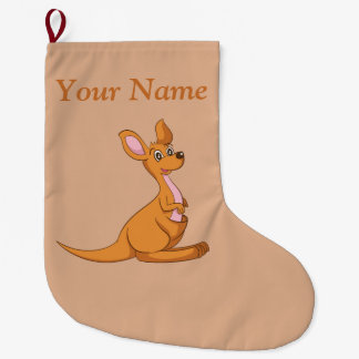 Meia De Natal Grande Kangaroo Christmas Stocks