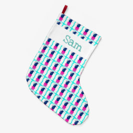 Meia De Natal Grande Kittens e Presentes de Natal