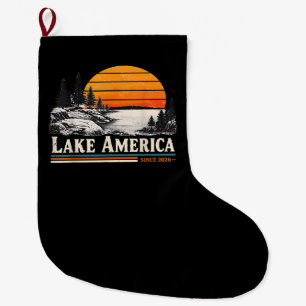 Meia De Natal Grande Lago América 2026 Vintage