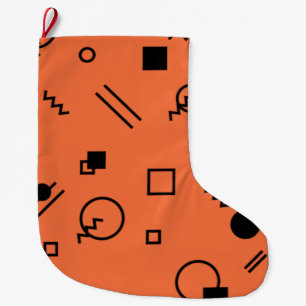 Meia De Natal Grande Laranja, diversão, tendências, gráfico geométrico