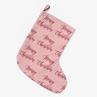 Meia De Natal Grande Letras de Tipografia de Script Feliz de Natal