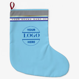 Meia De Natal Grande Logotipo e texto personalizados minimalistas simpl