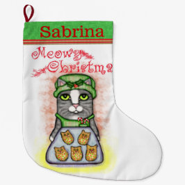 Meia De Natal Grande Meia conhecida feita sob encomenda do Natal do