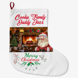 Meia De Natal Grande Mikitiez classicwhitechristmas Natal Stocks