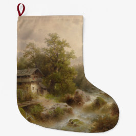 Meia De Natal Grande Mill on a Mountain Stream (por Albert Rieger)