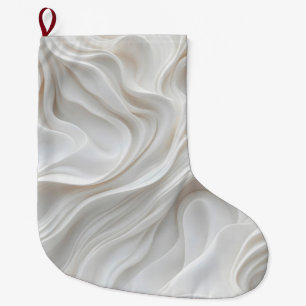 Meia De Natal Grande Mínimo de mármore branco onda moderna mármore
