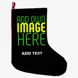 MEIA DE NATAL GRANDE MODELO DE TEXTO DE IMAGEM NEGRA SIMPLES EDITÁVEL M