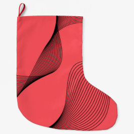 Meia De Natal Grande Moderna, elegante, moderna, trendy, simples ilustr