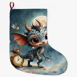 Meia De Natal Grande Moonlit Creature Caelum Tickwing