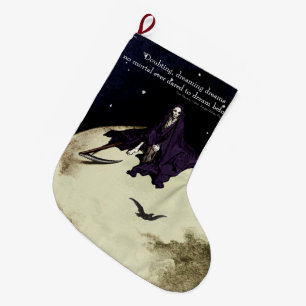 Meia De Natal Grande Mortalidade e a lua