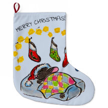 Mouse de Natal e Ano Novo com meias